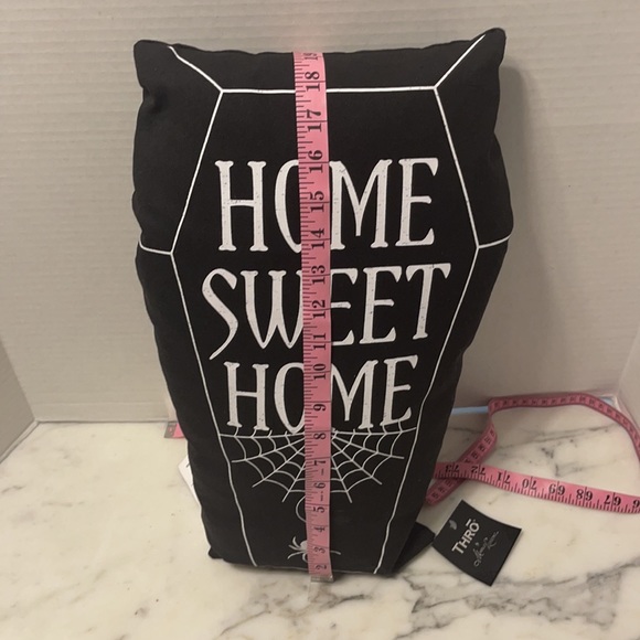 HOME SWEET HOME Coffin Pillow by Marlo Lorenz - Picture 3 of 4